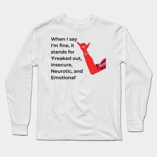 Funny Introvert Quote Long Sleeve T-Shirt